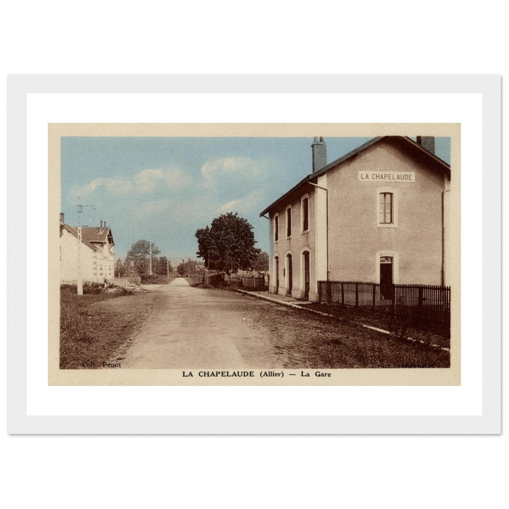 La Chapelaude - Allier - La gare