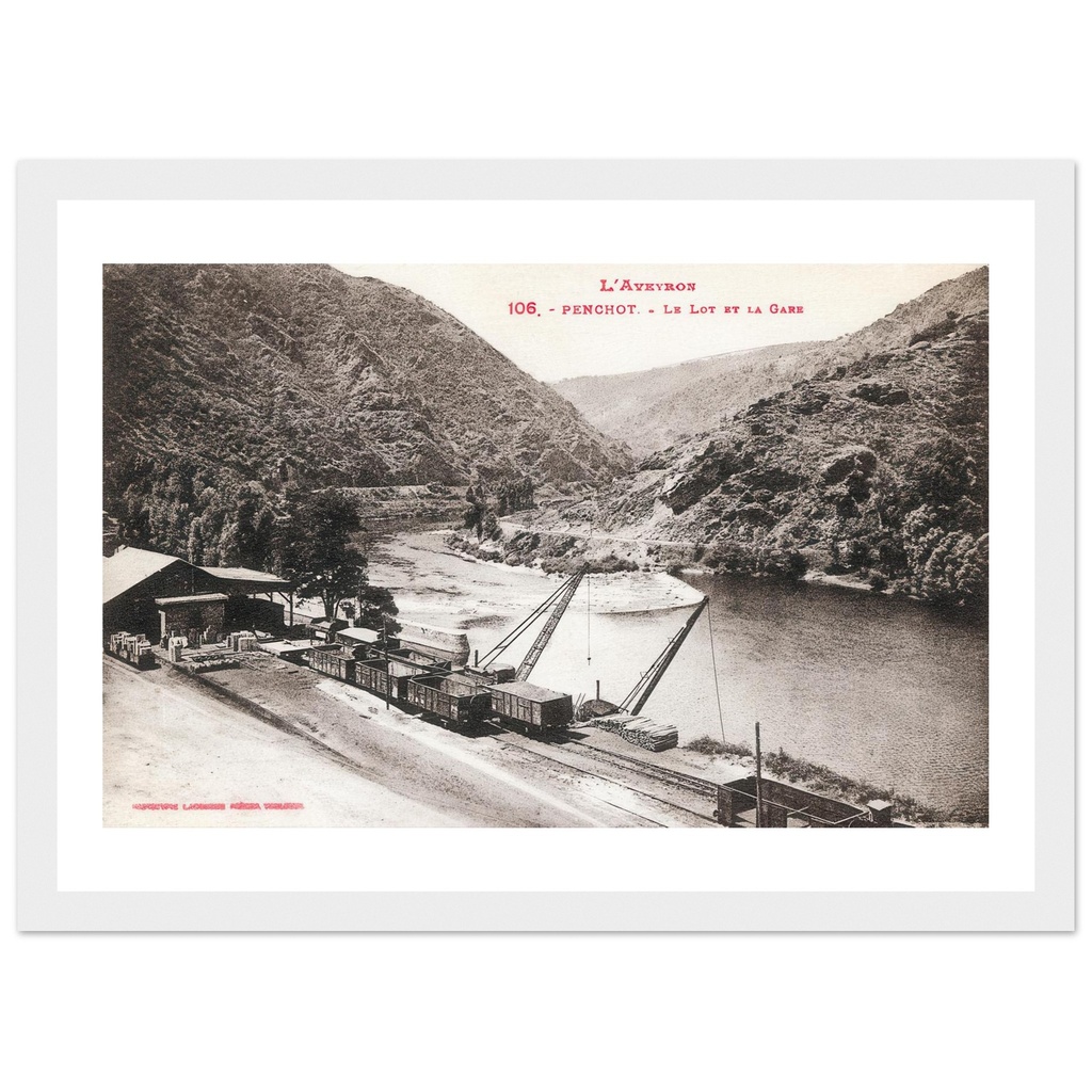 l'Aveyron Penchot - Le Lot et la Gare