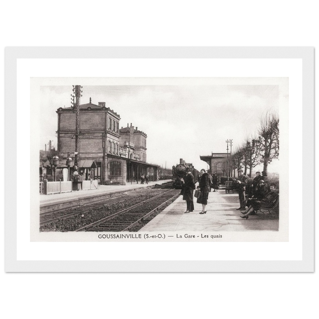 Goussainville (S-et-O)- La Gare- Les Quais