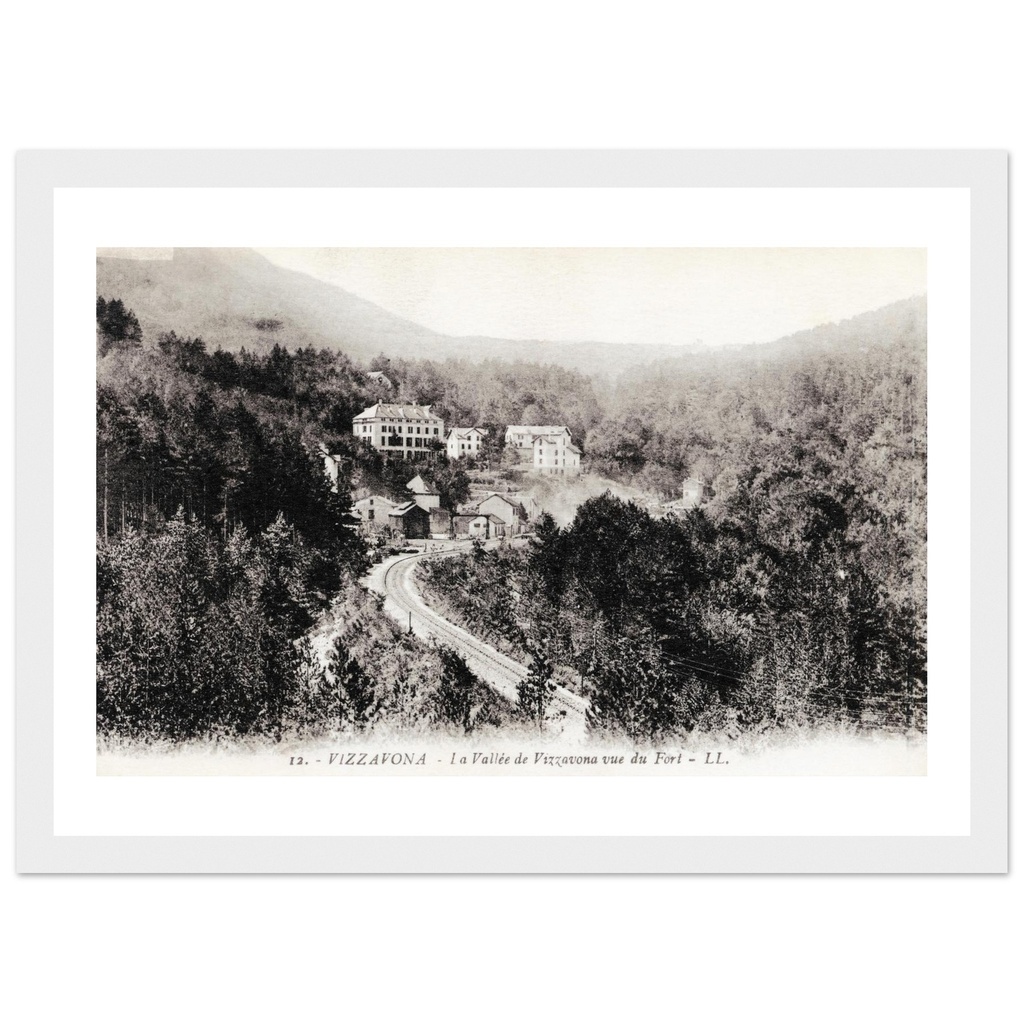 Vizzavona - La Vallée vue du Fort