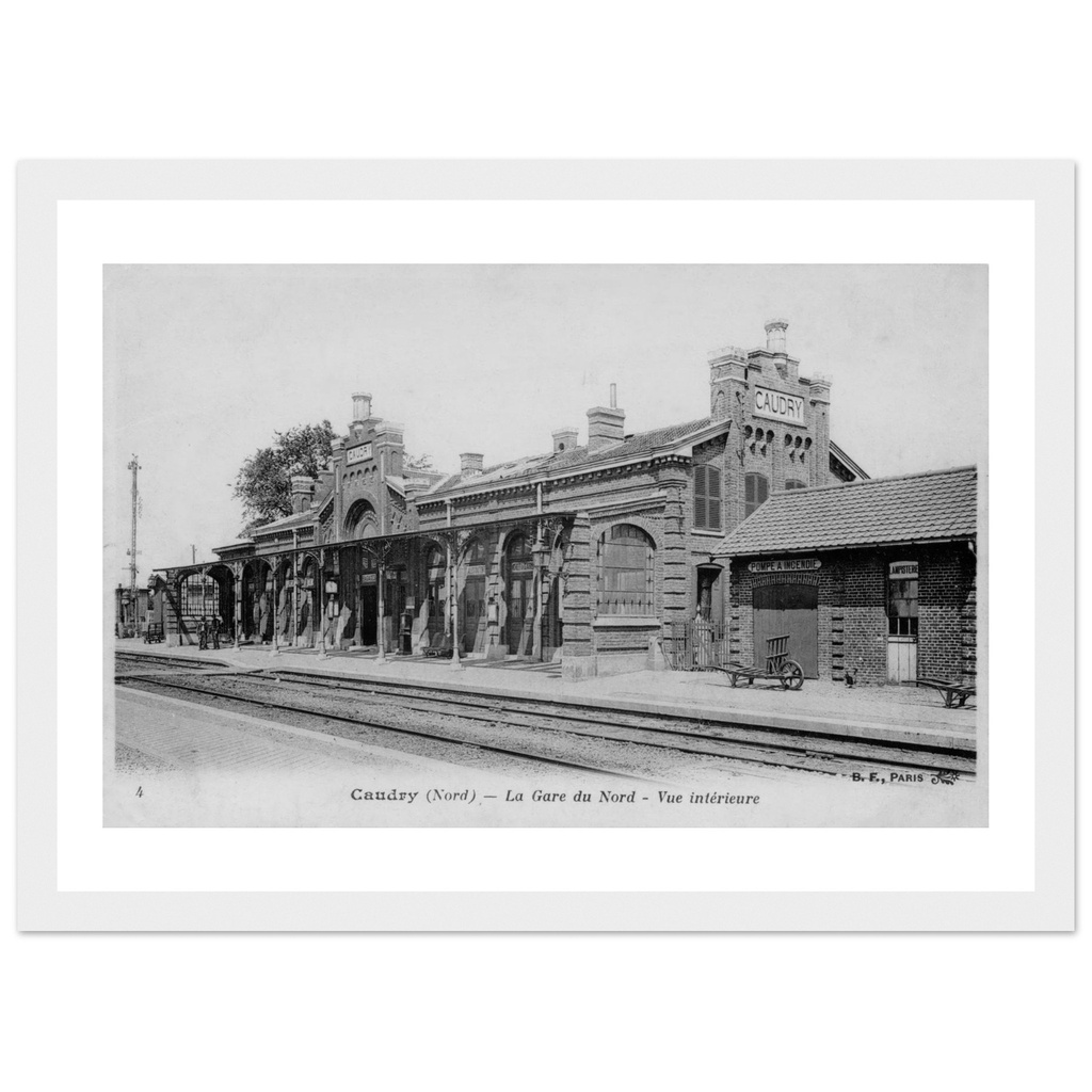 Caudry - La Gare du Nord-Vue interieure