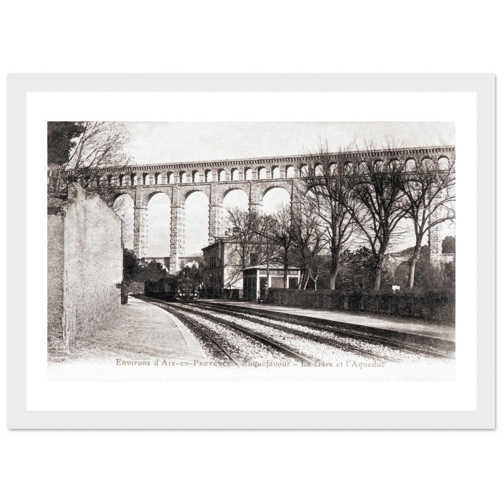 Roquevaire - La Gare et l'Aqueduc