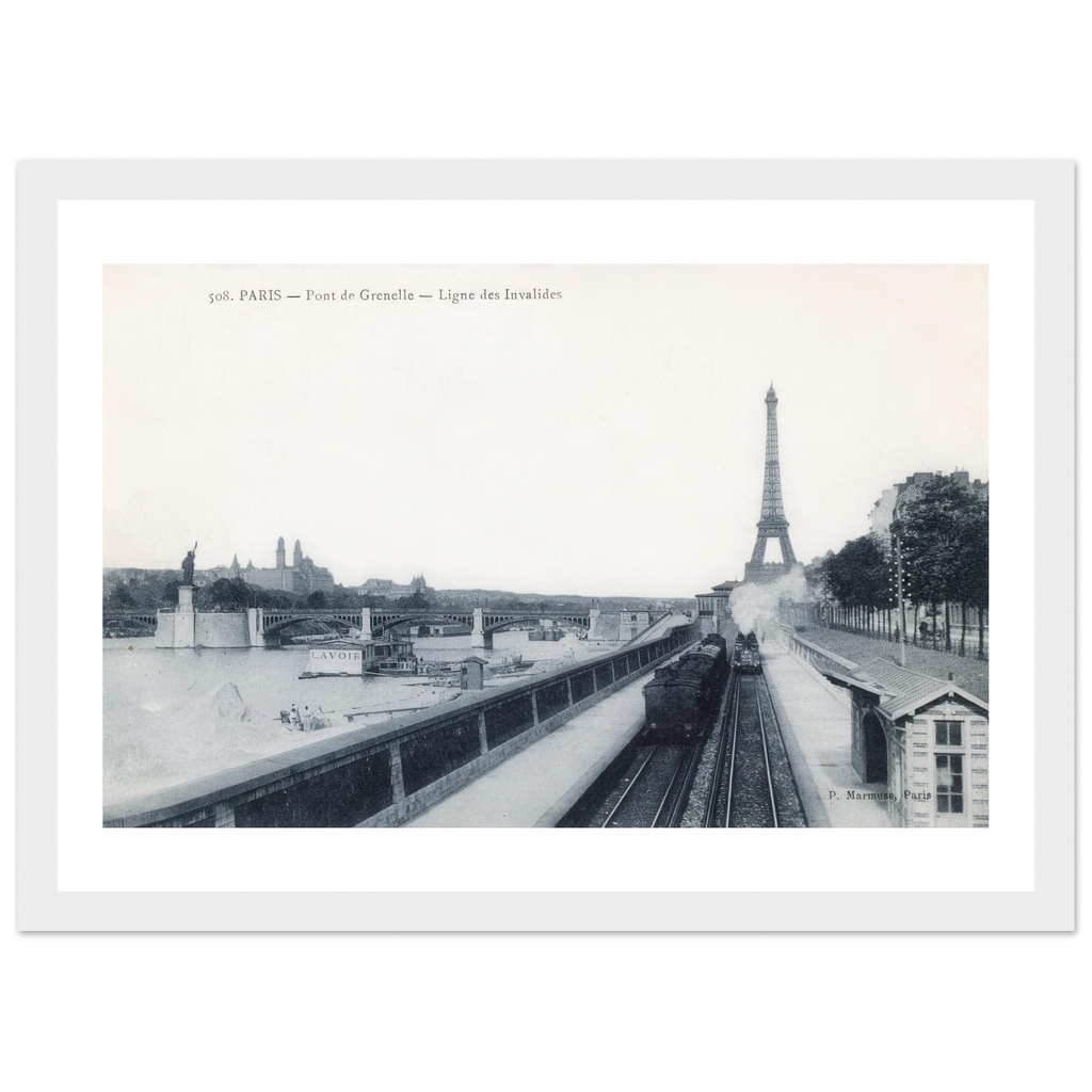 Paris - Pont de grenelle - Ligne des Invalides