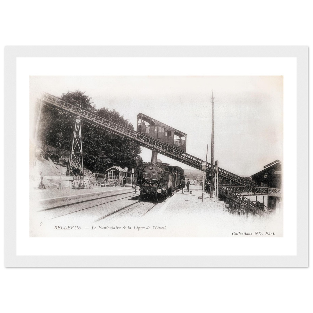 Bellevue - Le funiculaire et la ligne de L'ouest