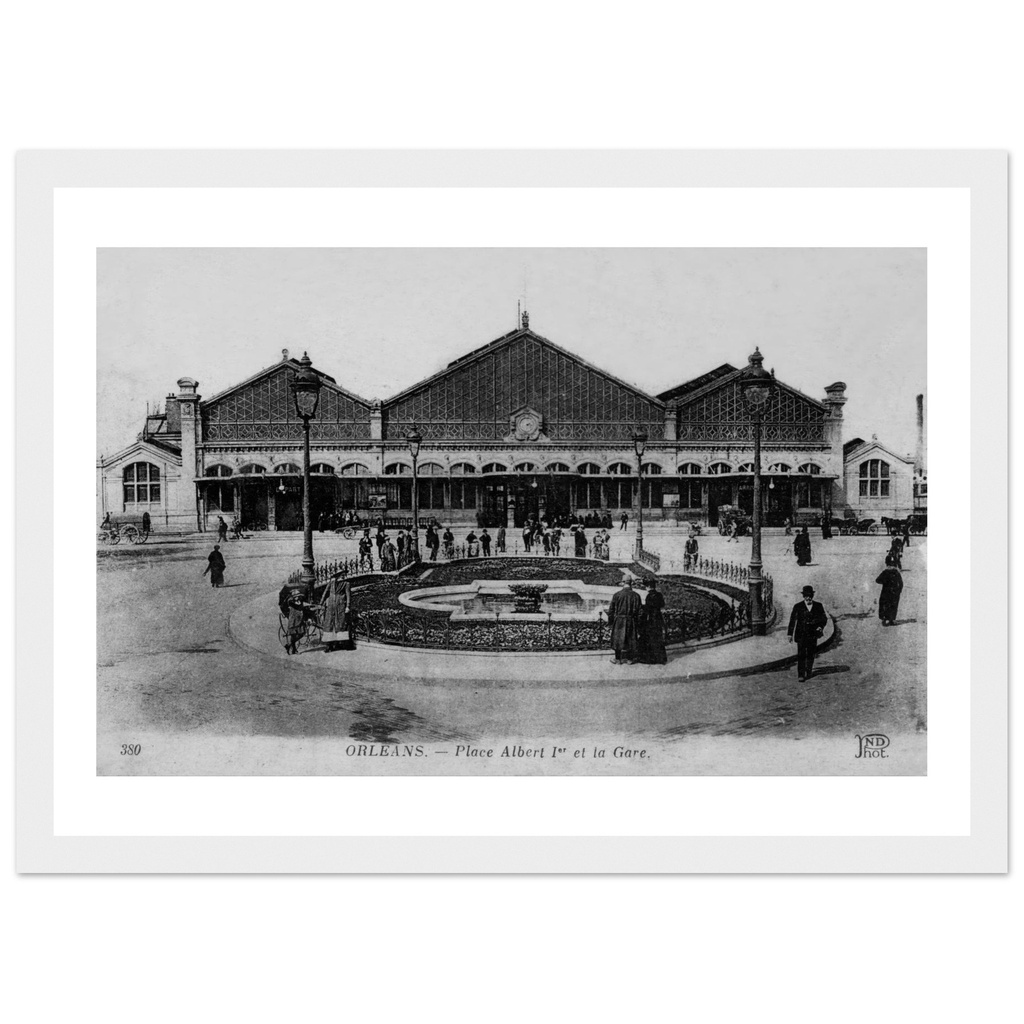 Orléans - La gare et la place Albert 1er