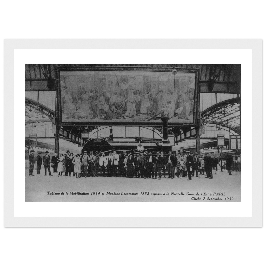 Gare de l'est - Expose a la nouvelle gare de L'Est a PAris 7 Septembre 1932