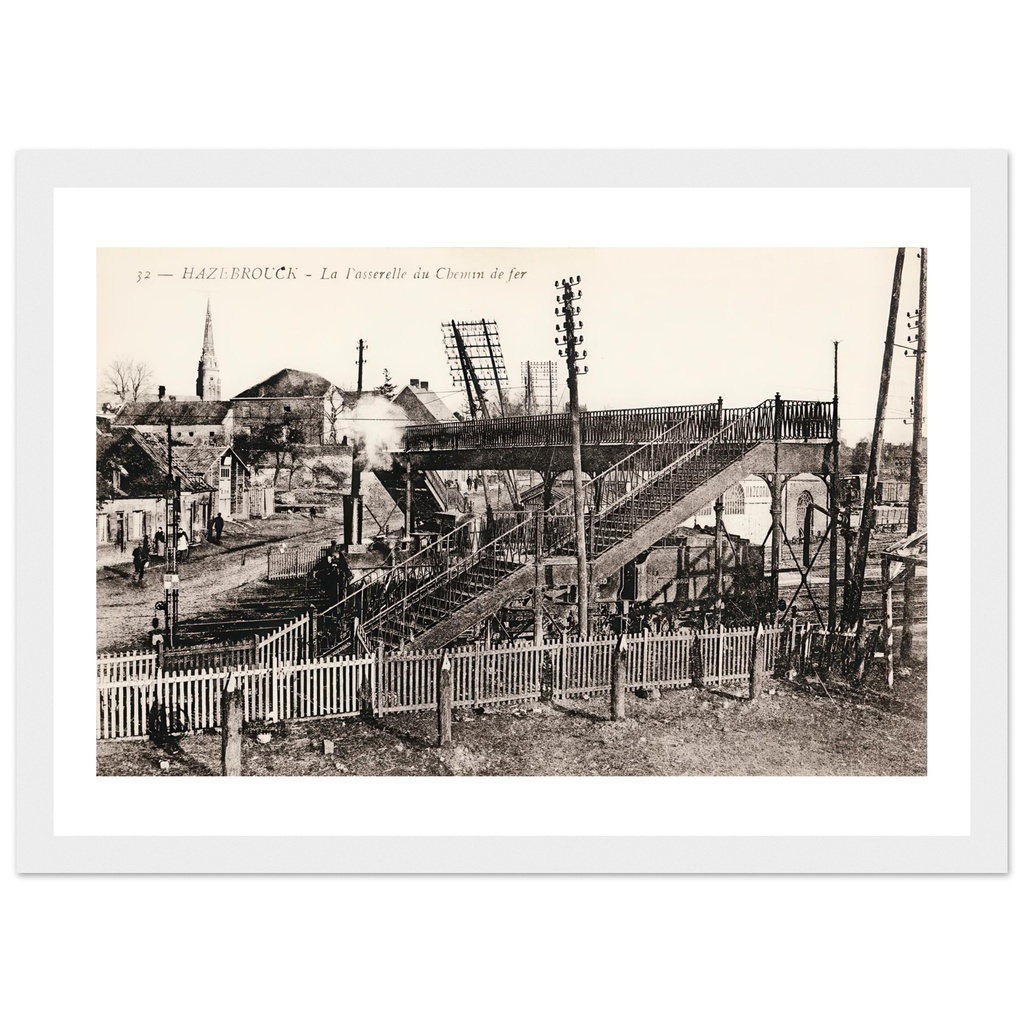 Hazebrouck - La Passerelle du Chemin de Fer