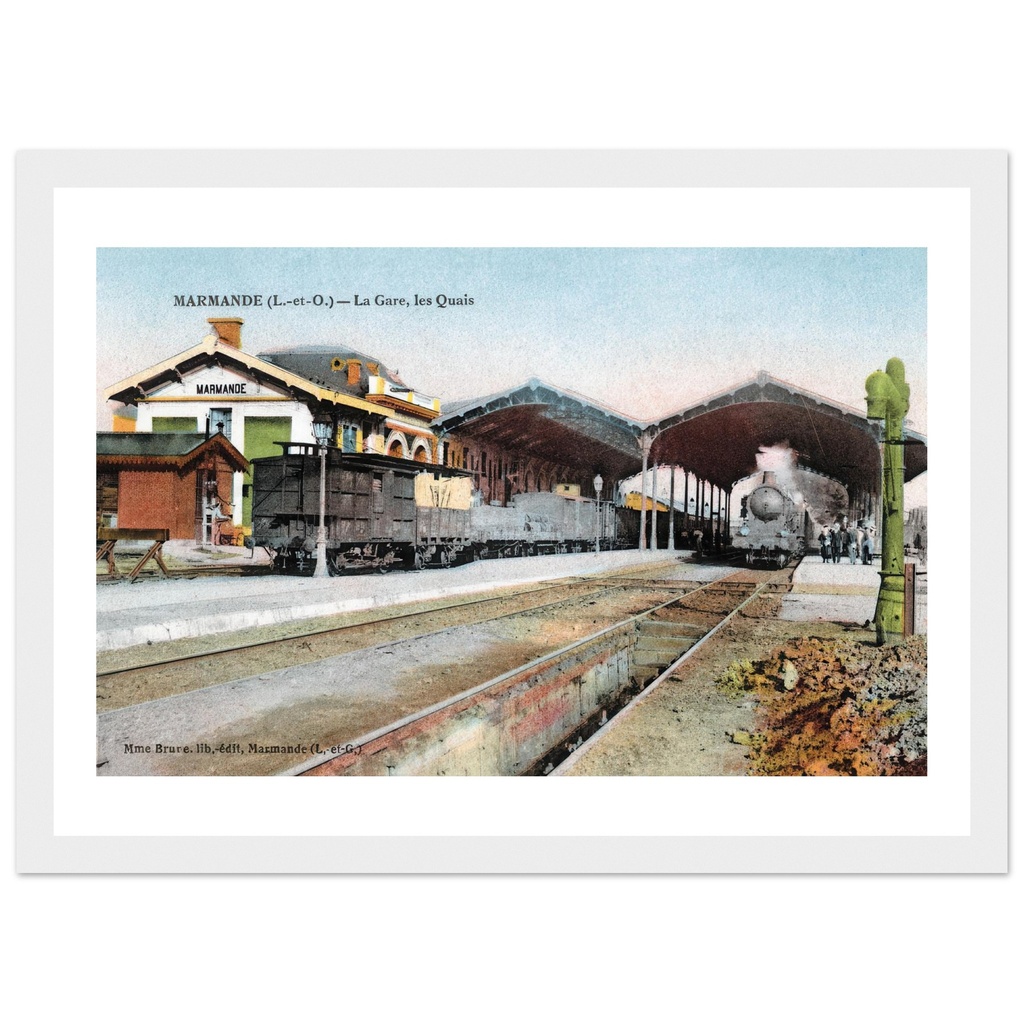 Marmande (L-et-O) - La Gare, les Quais