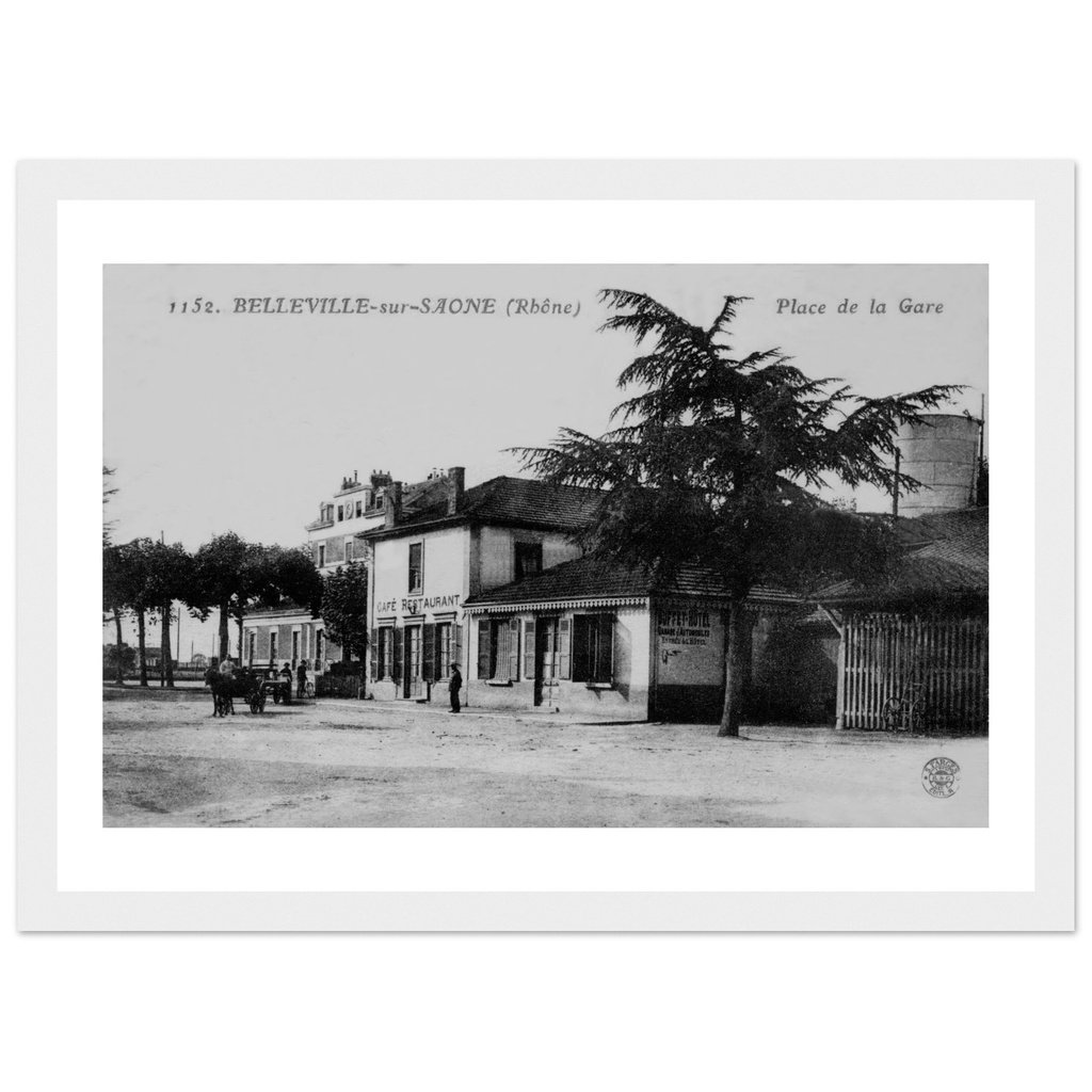 Bellevue-sur-Saône - Place de la Gare