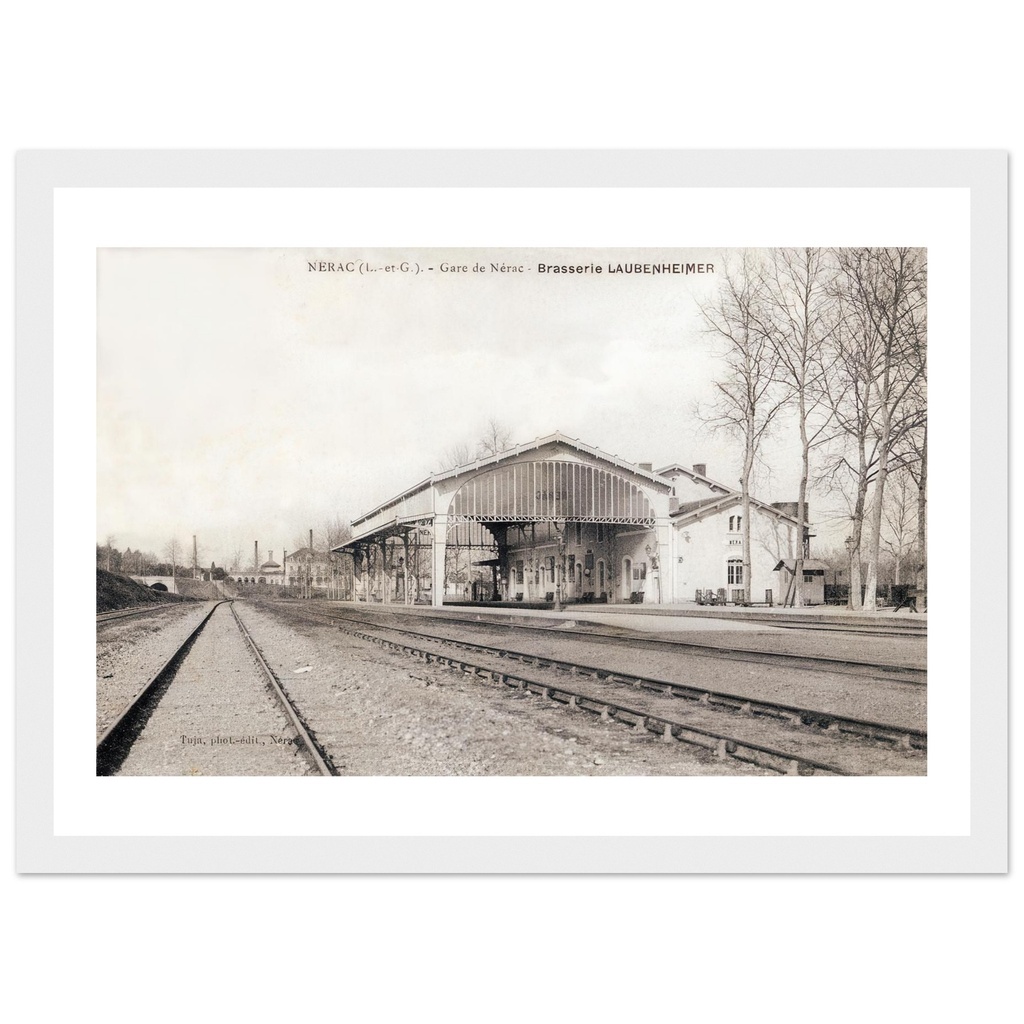 Nérac - Gare de Nérac - Brasserie Laubenheimer
