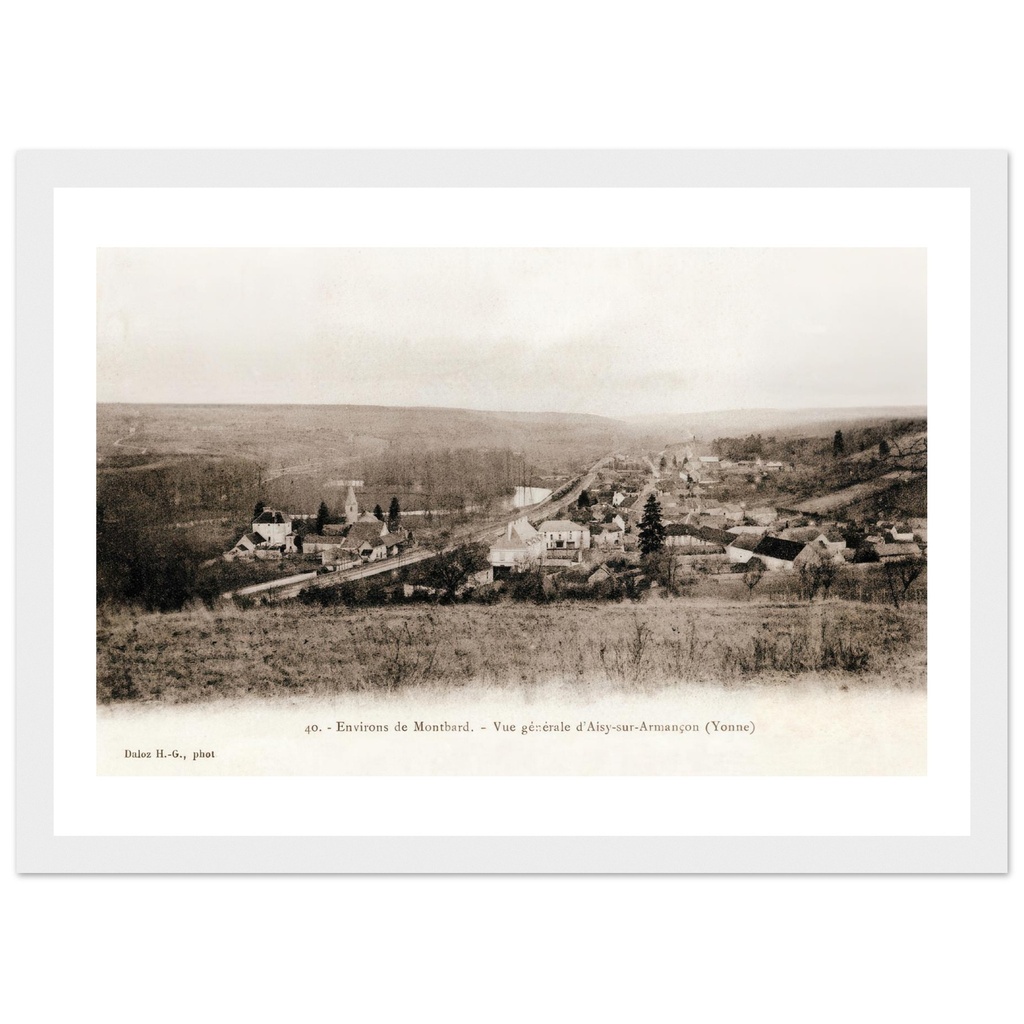 Environs de Montbard - Vue generale d'Alsy-sur-Armancon