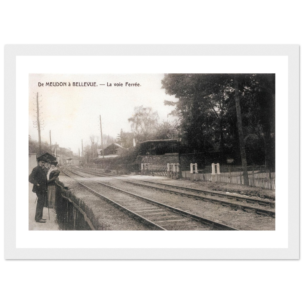 De Meudon a Bellevue - Voie ferree