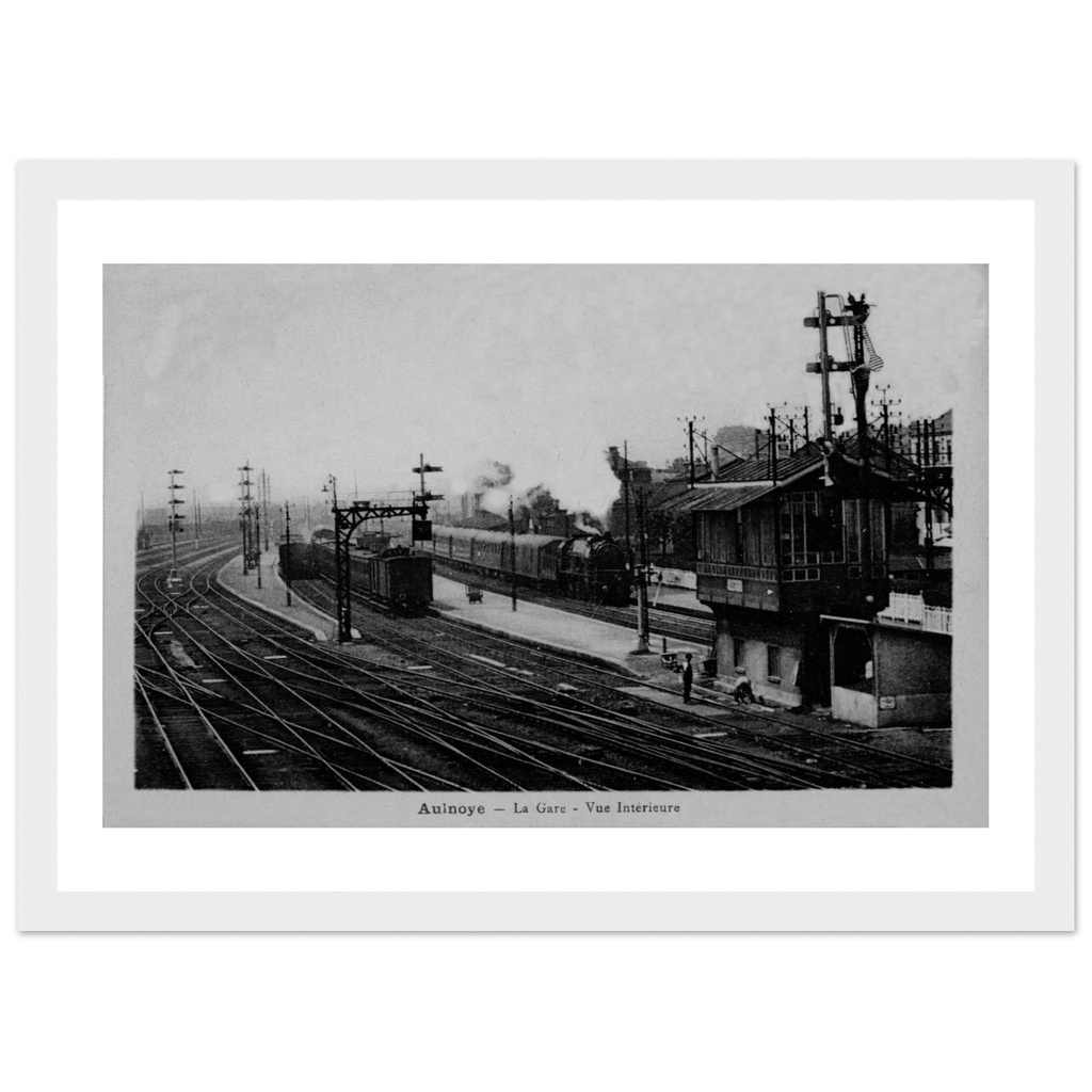 Aulnoye - La Gare, vue interieure