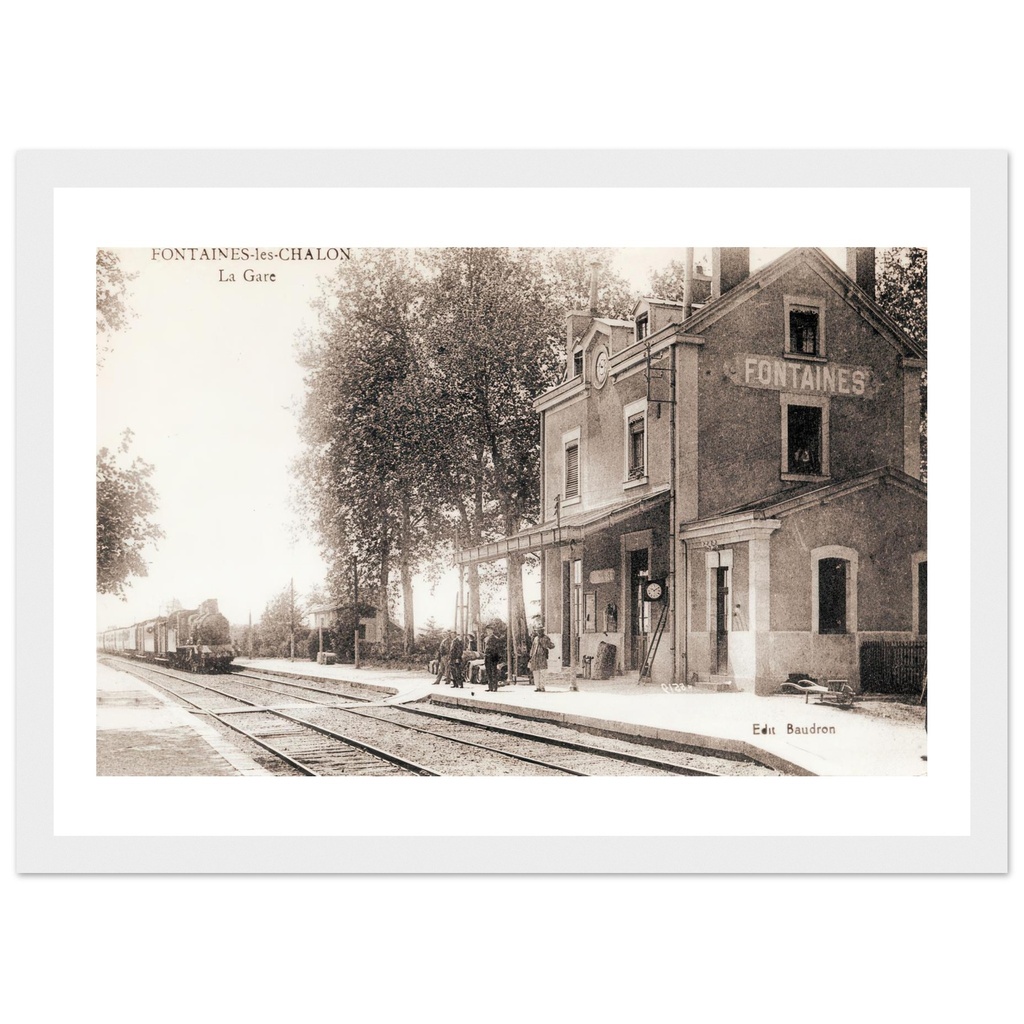 Fontaines-les-Chalons - La Gare