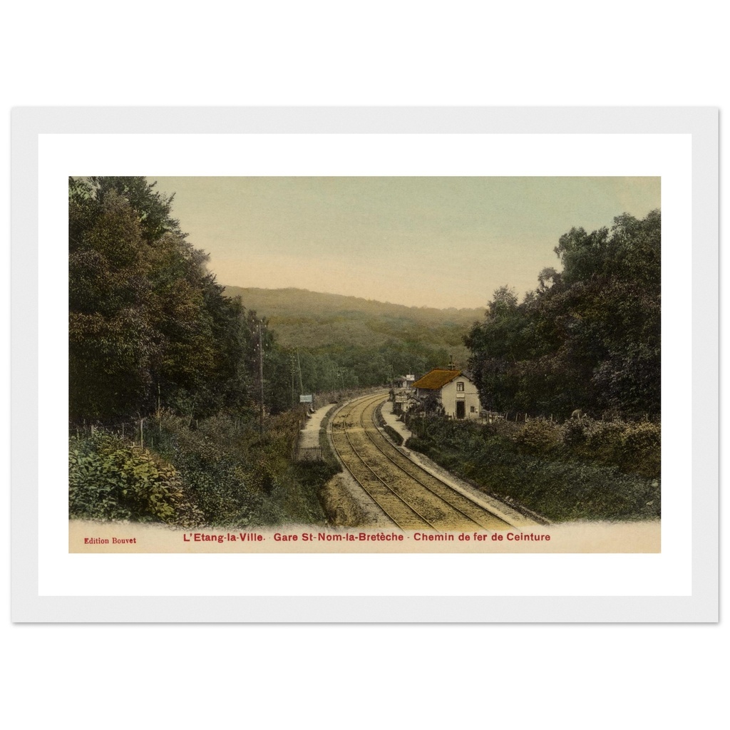L'Etang la Ville - Gare de St Nom la Breteche, Chemin de fer de Ceinture