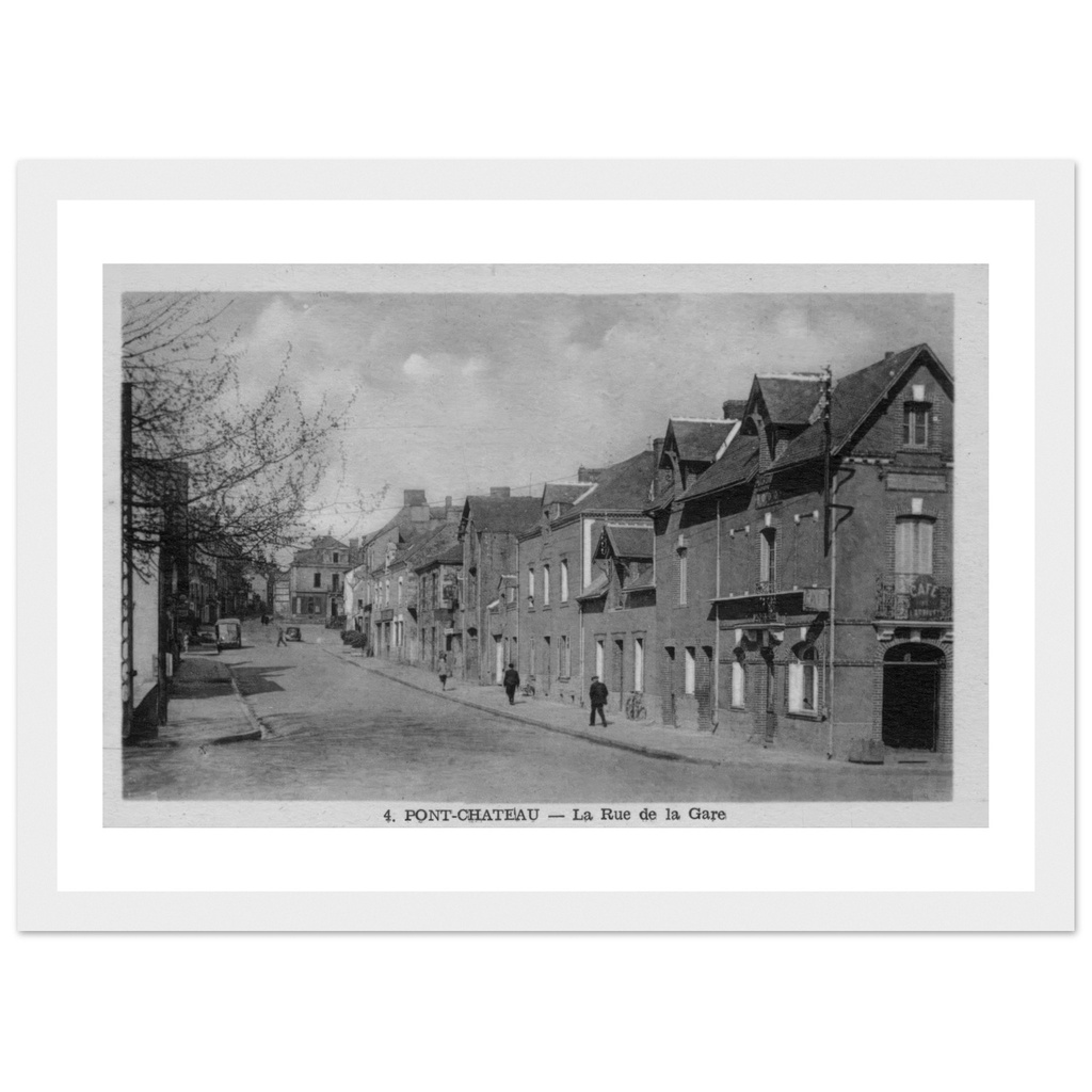 Pontchâteau - la rue de la Gare