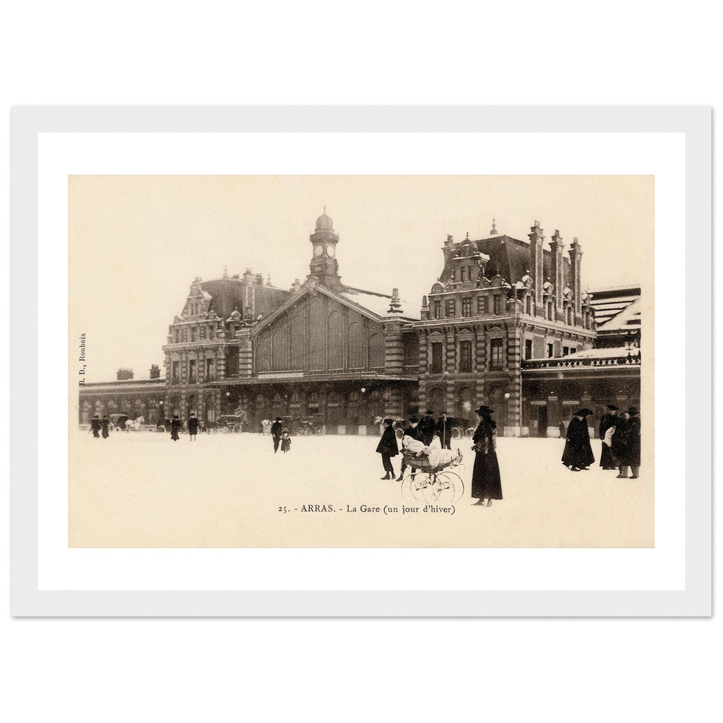 Arras - La Gare (Un Jour d'Hiver)