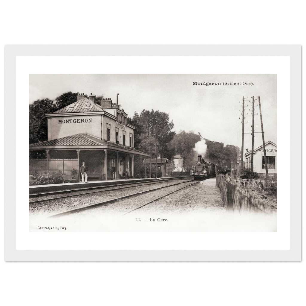 Montgeron (Seine et Oise) - La Gare
