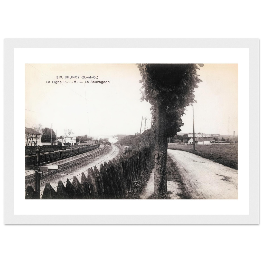 Breunoy (S-et-O) -La ligne P.L.M -La Sauvageon