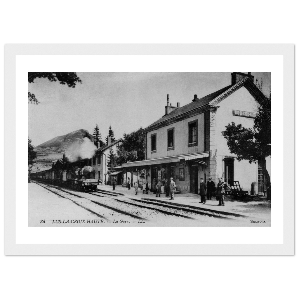 Lus-la-Croix-Haute - Drome - La gare
