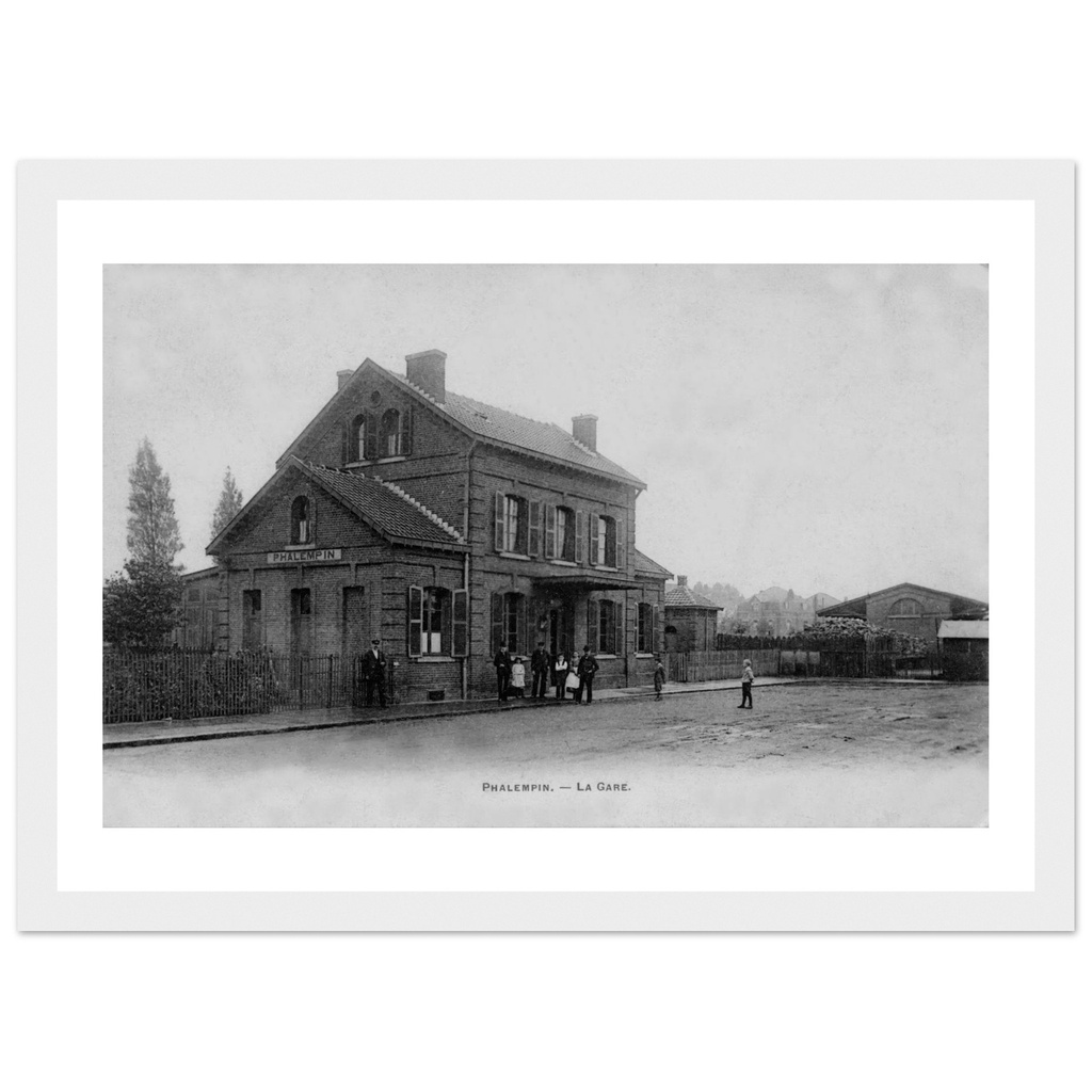 Phalempin - la Gare - Passage du rapide - Lille - Paris