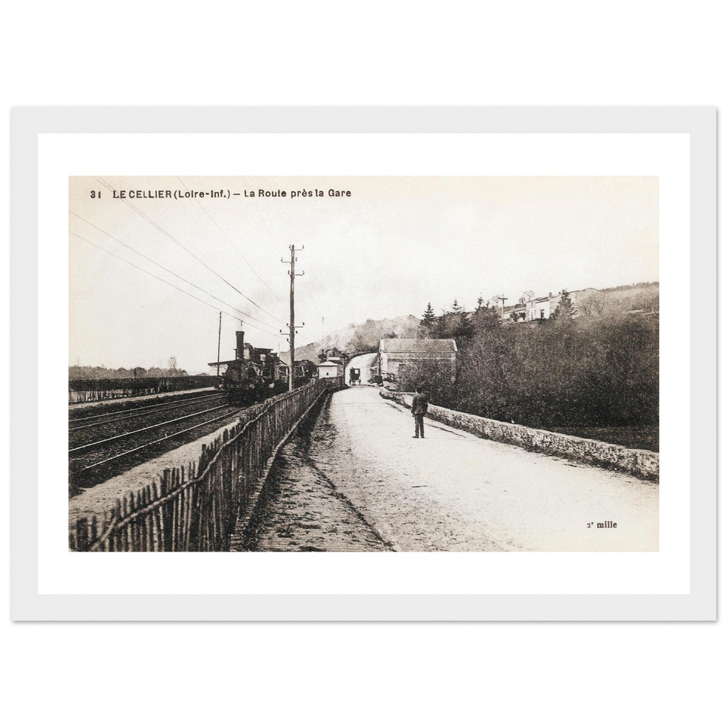 Le Cellier - La Route pres de la gare