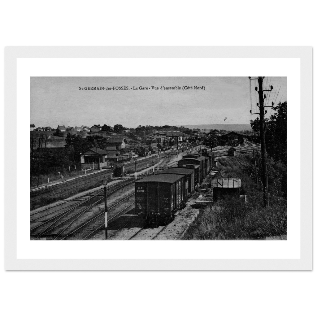 Saint-Germain-des-Fossés - La Gare - Vue d ensemble (Cote Nord)