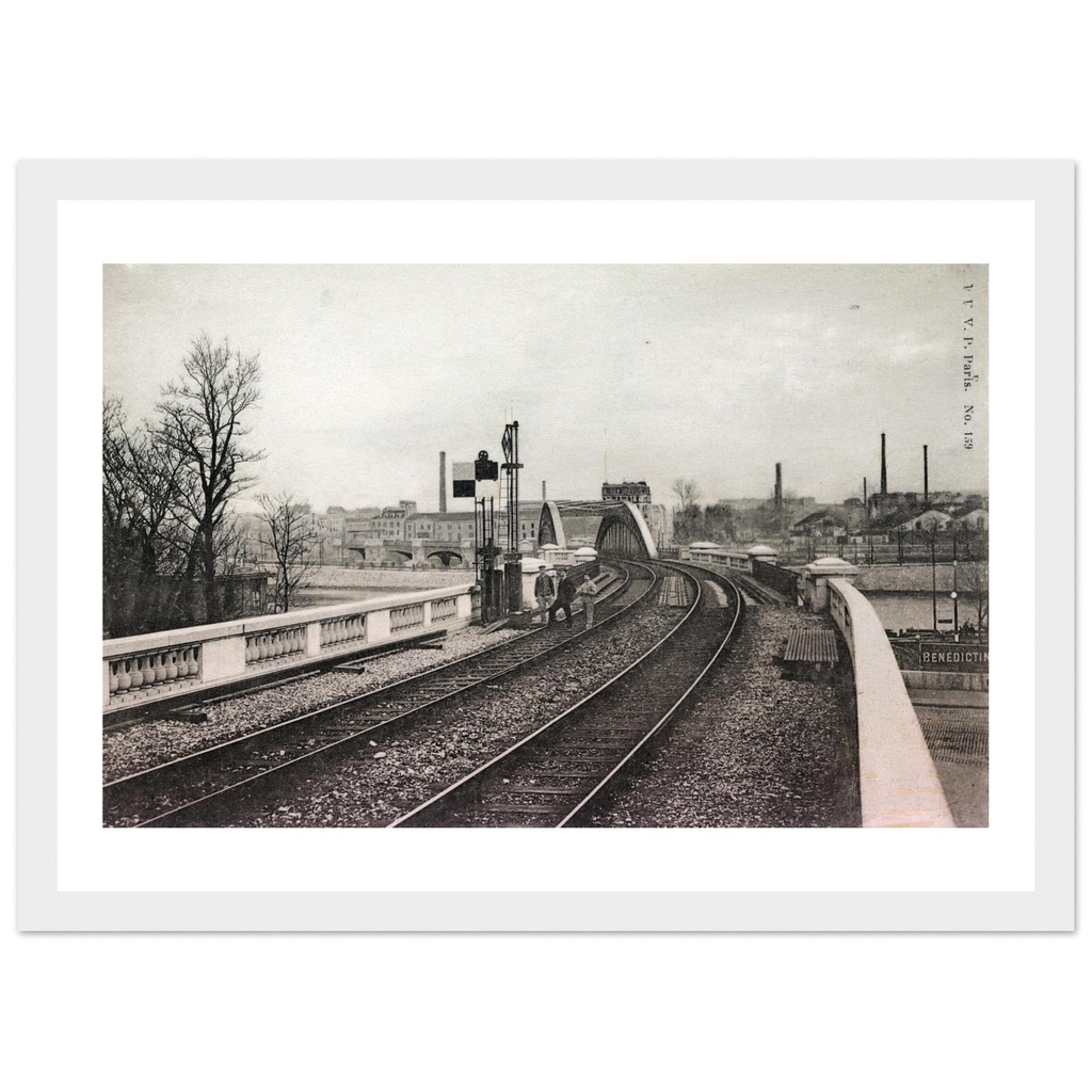 Grenelle - Passerelle du chemin de fer de Passy