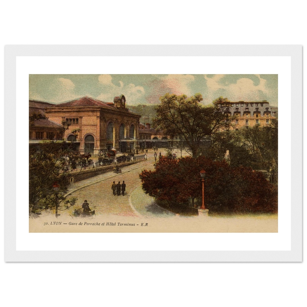 Lyon Perrache - la gare et hotel terminus