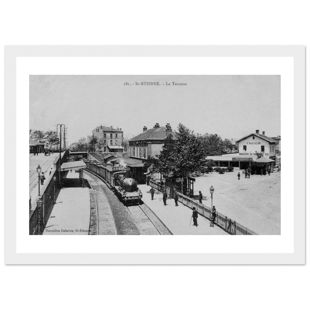 Saint Etienne - Loire - La Gare de la Terrasse