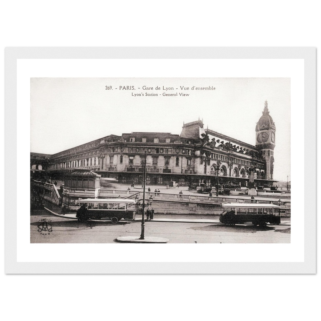 Paris -Gare de Lyon -Vue d'ensemble