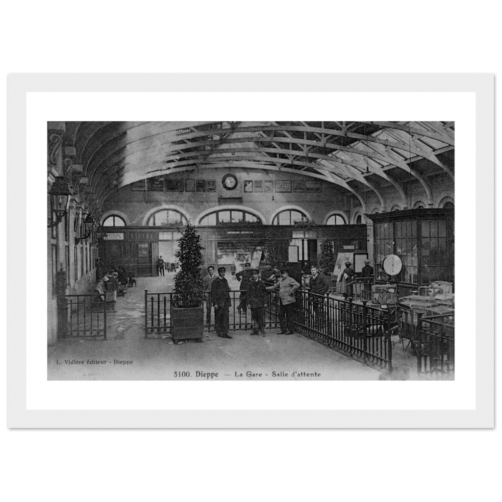 Dieppe - La Gare salle d'attente