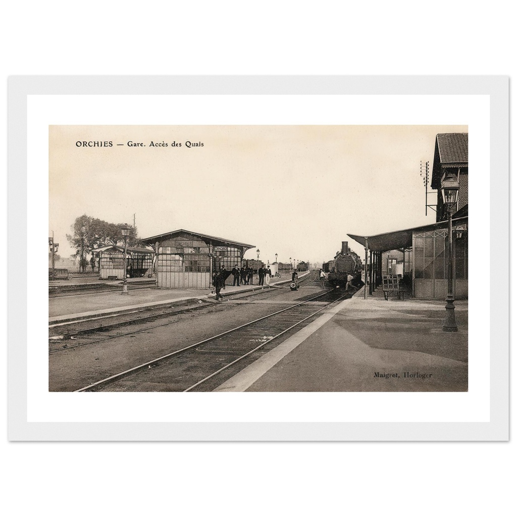 Orchies - Gare. Acces des quais