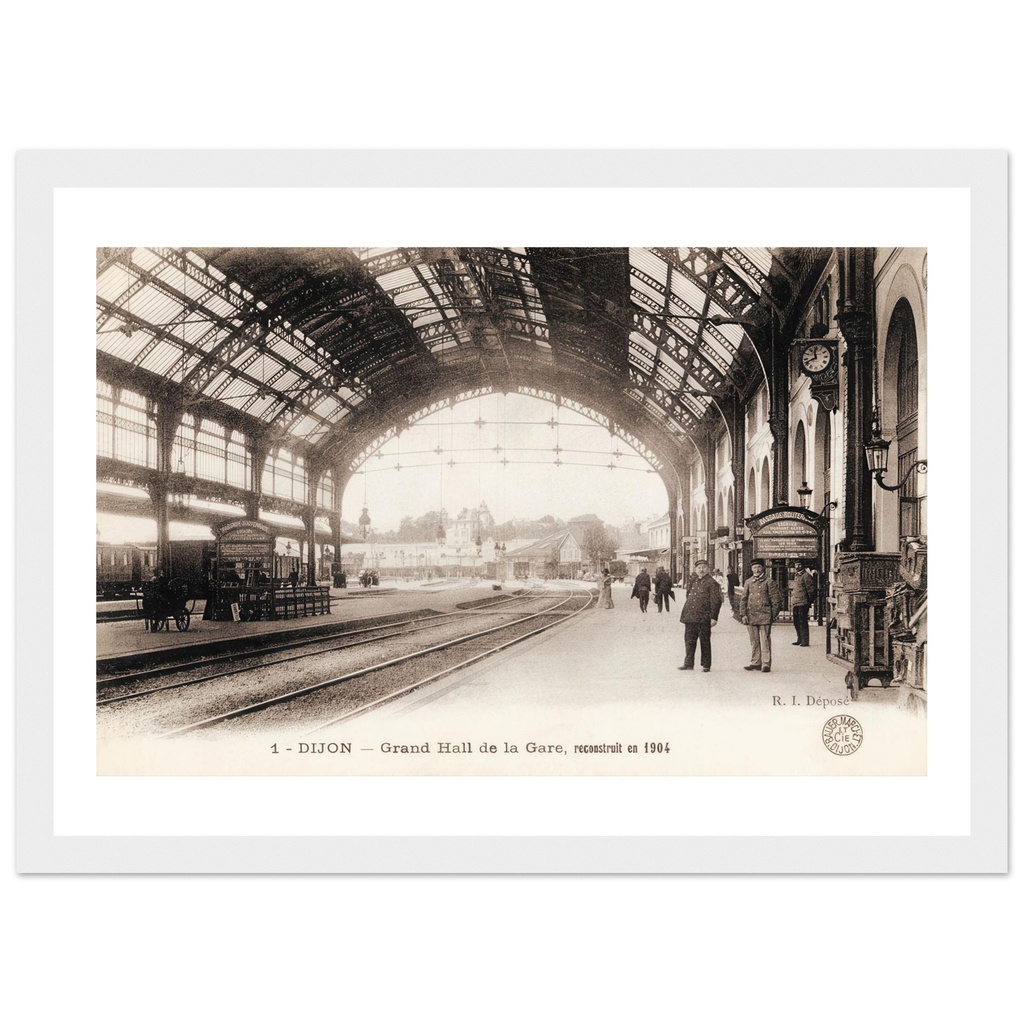 Dijon - Grand hall de la gare reconstruit en 1904