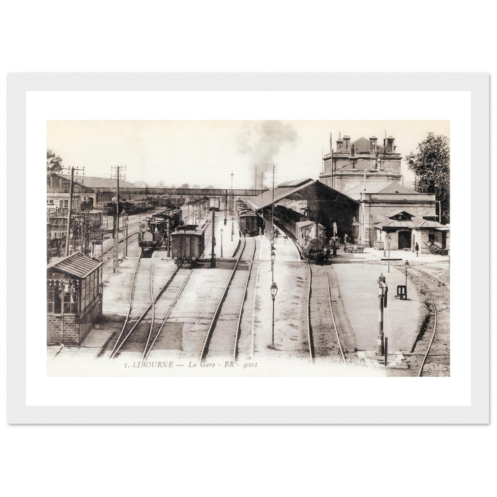 Libourne - La gare - BR - 4001