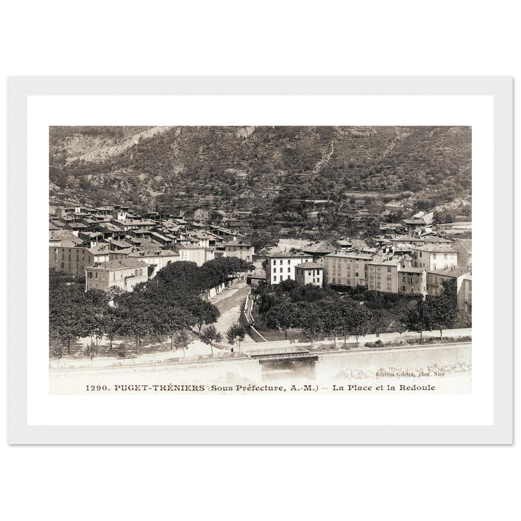 Puget Theniers - Sous Prefecture - (A.M) - La Place et la Redoule
