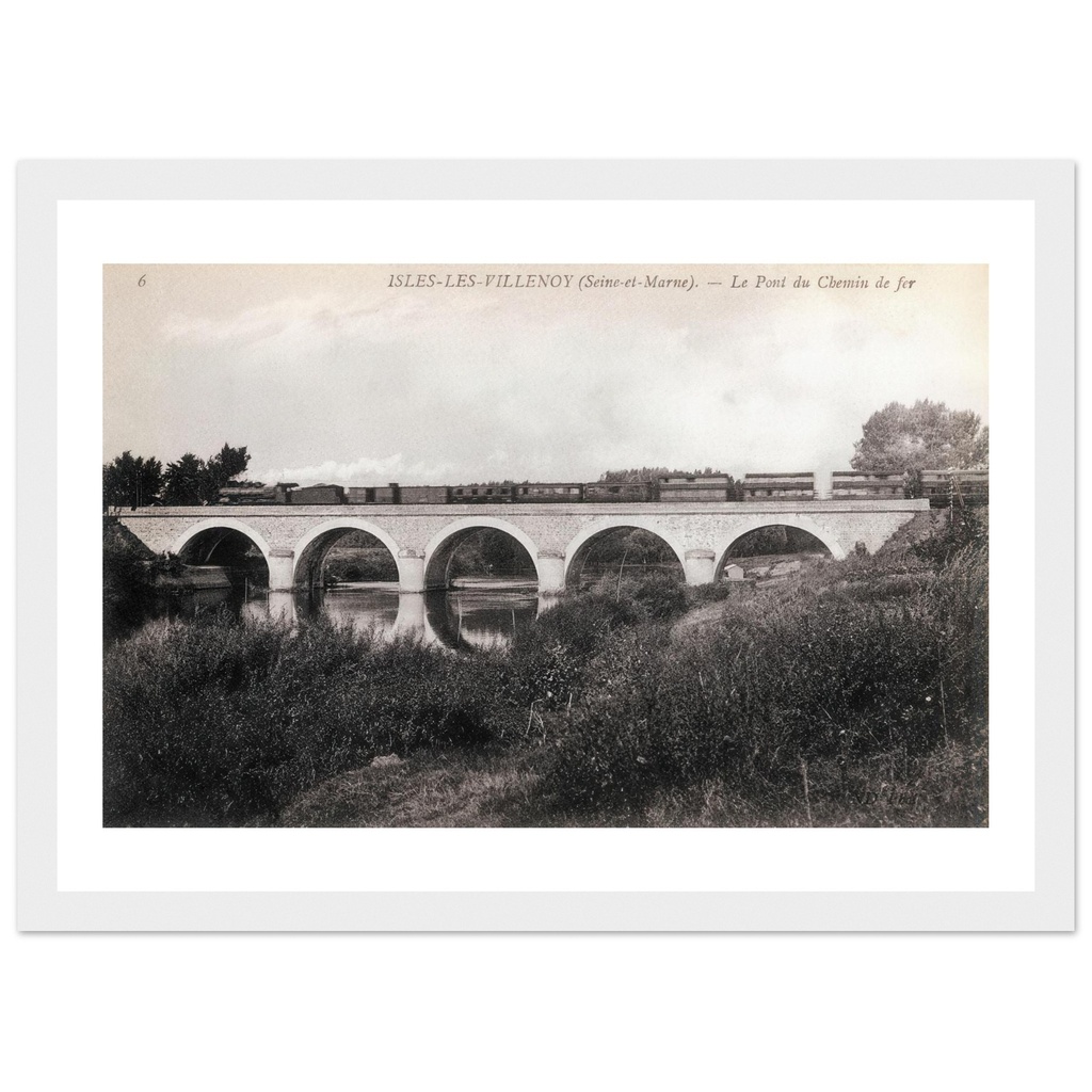 Isles-les-Villenois (Seine et Marne)- La Pont du Chemin de Fer