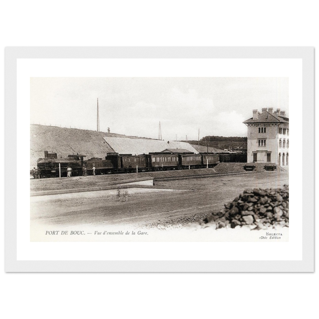 Port de Bouc - Vue de l'ensemble de la gare