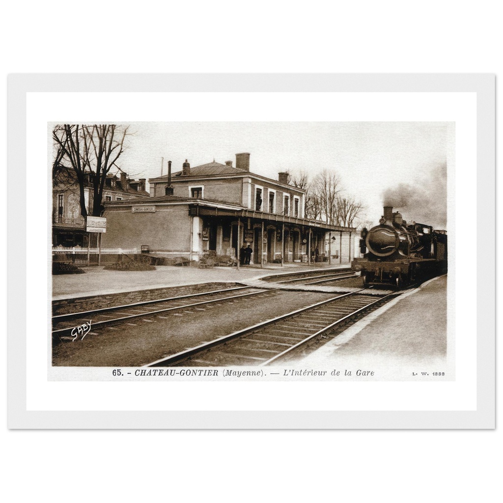 Chateau-Gontier - L'interieur de la gare