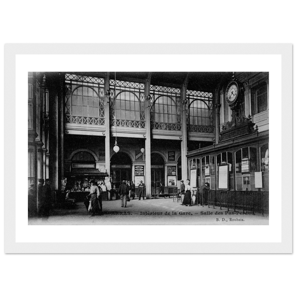 Arras - Interieur de la Gare - Salle des Pas Perdus