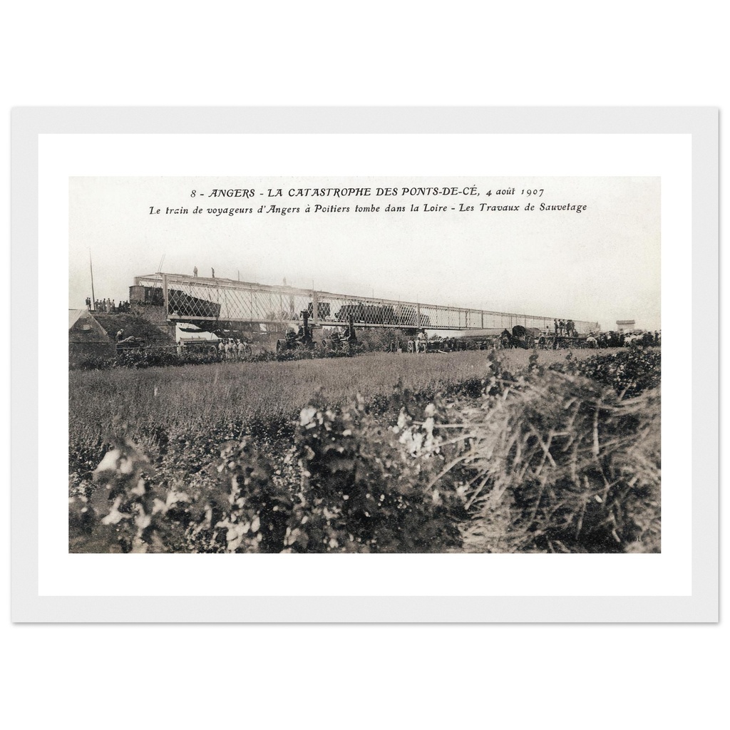 Angers - La catastrophe des Ponts-de-Cé le 4 août 1907