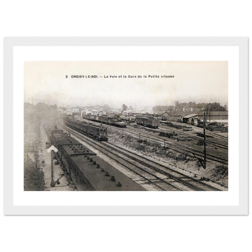 Choisy-le-Roi - La Voie et la Gare de la Petite vitesse