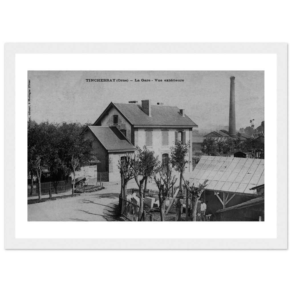 Tinchebray - La gare vue extérieure