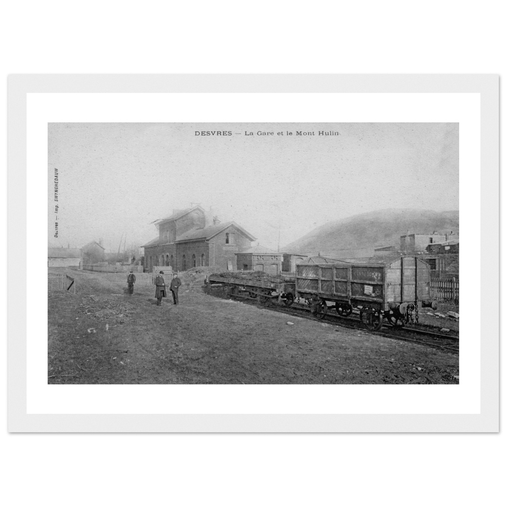 Desvres - La Gare et le Mont Hulin
