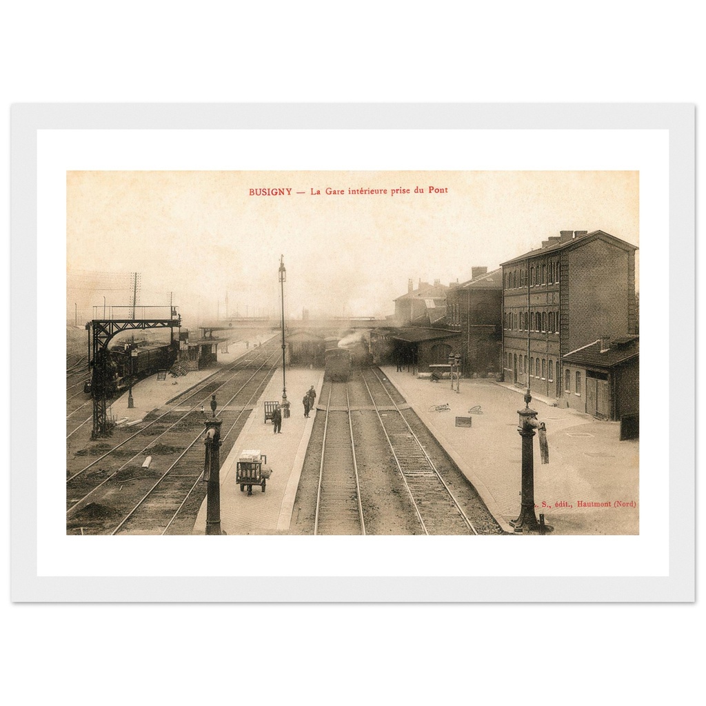 Busigny- Gare interieure prise du pont