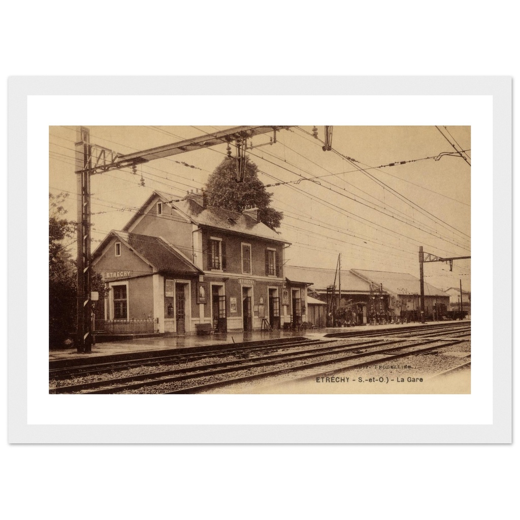 Etrechy (S et O) - La Gare