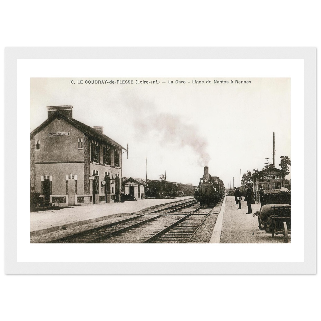 Le Coudray-de-plesse (loire inferieure)  - la Gare - Ligne de Nantes a Rennes