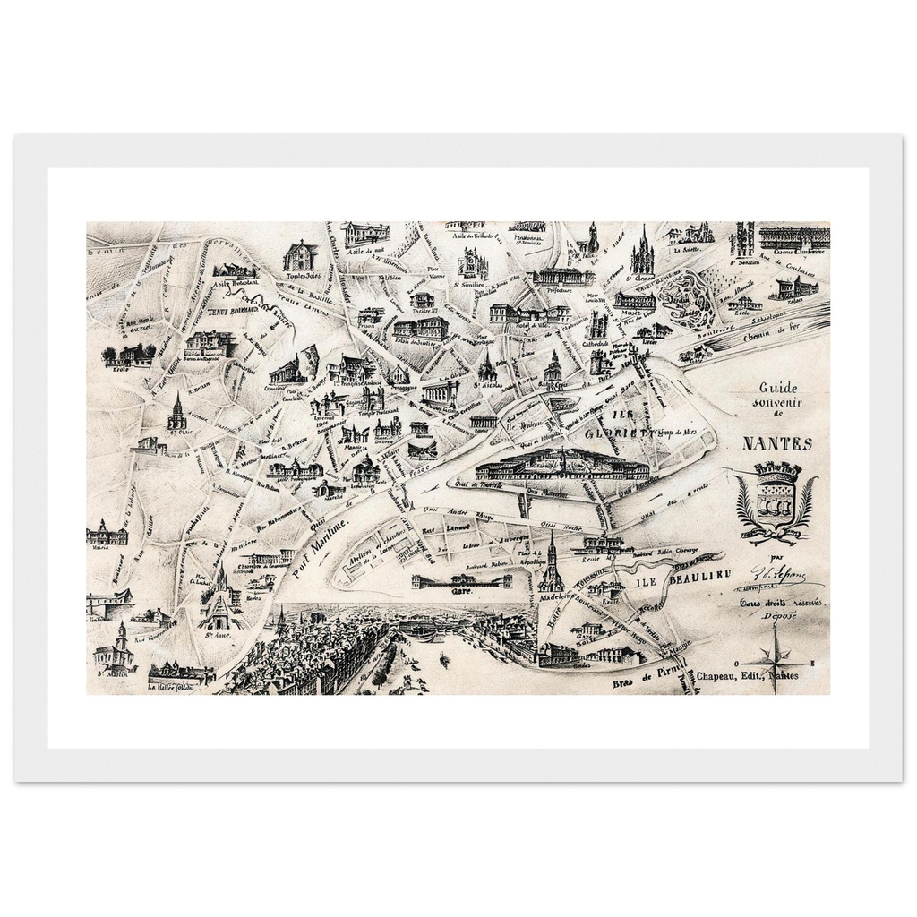 Illustation, souvenir - Nantes