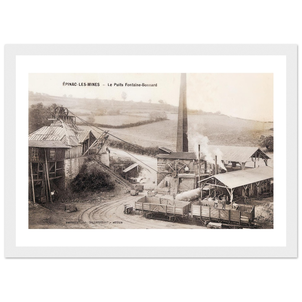Epinac-Les-Mines - Les Puits Fontaines-Bonnard