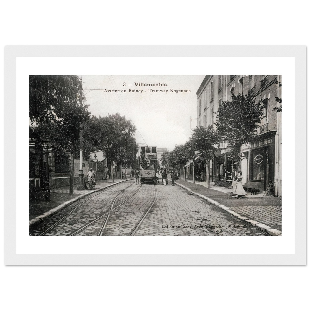 Villemomble - Avenue de Raincy - Tramway nogentais